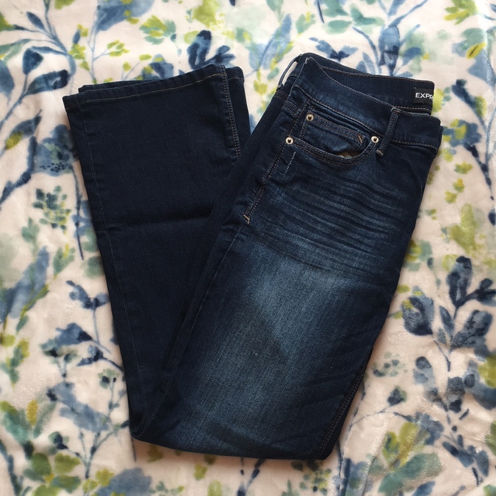 Darkwash Midrise Jeans